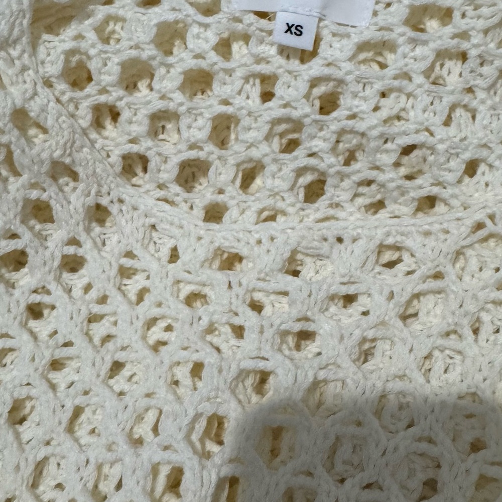 Superdown Ivory Crochet Knit Top - Picture 2 of 3